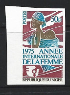 Niger 1975 International Woman's Year Single Imperforate / Non Dentele MNH - Niger (1960-...)