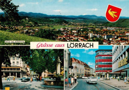 73948020 Loerrach Blick Ins Wiesental Alter Marktplatz Im Zentrum - Loerrach