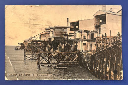 858 ARGENTINA ROSARIO EMBARCADEROS RARE POSTCARD - Argentine