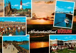 73906549 Buesum Nordseebad Leuchtturm Wattwandern Promenade Faehrschiff - Büsum