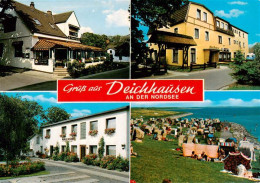 73906539 Deichhausen Buesum Nordseebad Restaurant Hotels Strandpartie - Autres & Non Classés