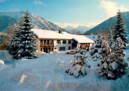 73726325 Ruhpolding Haus Vier Jahreszeiten Pension Gaestehaus Winterlandschaft A - Ruhpolding