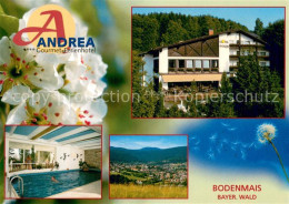 73726323 Bodenmais Andrea Gourmet-Ferienhotel Hallenbad Landschaftspanorama Blum - Bodenmais