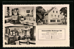 AK Augsburg-Lechhausen, Autoraststätte Neuburger Hof, Neuburger Str. 59, Innenansichten  - Neuburg