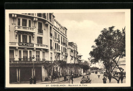 CPA Casablanca, Boulevard De Paris  - Casablanca