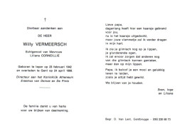 Willy Vermeersch (1942-1999) - Devotion Images