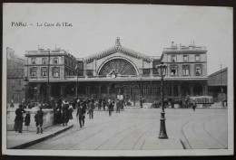 POSTCARD - PARIS - La Gare De L'Est - Não Circulado - Pariser Métro, Bahnhöfe