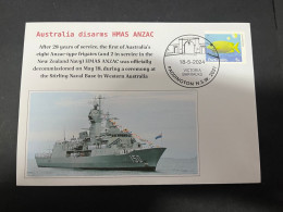 23-5-2024 (6 Z 2) RAN Disarm HMAS ANZAC (150) After 28 Years Of Service At WA Sterling Navy Base - Militaria