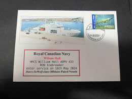 23-5-2024 (6 Z 2) Royal Canadian Navy Enter Service RCN Icebreaker William Hall AOPV 433 - Militares