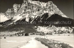 72480384 Ehrwald Tirol Winterpanorama Mit Zugspitzmassiv Wettersteingebirge Ehrw - Sonstige & Ohne Zuordnung