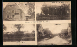 CPA Heidweiler, Restaurant Et Epicerie J. B. Knecht, Château Deu XIII. Siecle, Grande`Rue  - Sonstige & Ohne Zuordnung