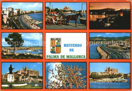72479472 Palma De Mallorca Teilansichten Denkmal Baumbluete Sonnenuntergang Pfer - Other & Unclassified