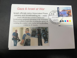 23-5-2024 (6 Z 2) GAZA War - Israeli Official Seize Associated Press (AP) Camera And Broadcasting Kit-video - Militares