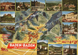 72478712 Baden-Baden Schloss Rastatt Buehlerhoehe Burg Ruine Alt Eberstein  Bade - Baden-Baden