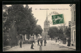 CPA Romorantin, L`Entree Du Square Et Le Pont  - Romorantin