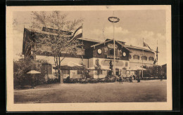 AK Leipzig, Internationale Baufachaustellung 1913, Gebirgsrestaurant Oberbayern Von Ernst Eickler  - Exhibitions