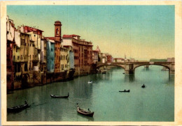 23-5-2024 (6 Z 3) Italy (older Colorised) Building & Bridge (3 Smaller Size Postcard) - Denkmäler