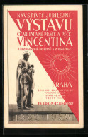 AK Prag, Navstivte Jubilejni Vystavu Charitativni Prace A Pece Vincentina 1939  - Exhibitions