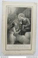 Bp8 Santino Merlettato Holy Card Canivet Les Croix Des Enfants De Marie - Devotion Images