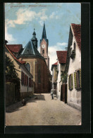 AK Germersheim, An Der Kathol. Kirche  - Germersheim