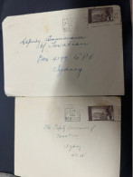 23-5-2024 (6 Z 4A) Australia Older Cover - Posted 1958 (to Tax Office) 2 Covers (Broken Hill Mining) 1 Is 18 X 13 Cm - Lettres & Documents