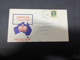 23-5-2024 (6 Z 4A) Australia Older FDC Cover - Posted 1963 - New 5d Queen Elizabeth Stamp - Cartas & Documentos
