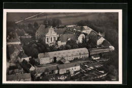 AK Panschwitz-Kuckau, Kloster St. Marienstern, Fliegeraufnahme  - Panschwitz-Kuckau