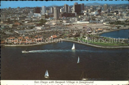 71669012 San_Diego_California With Seaport Village Aerial View - Altri & Non Classificati