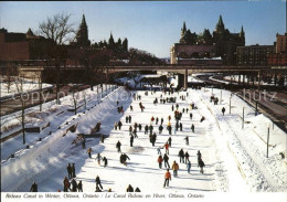 71669007 Ottawa Ontario Rideau Canal In Winter Eislaufen Ottawa Ontario - Unclassified