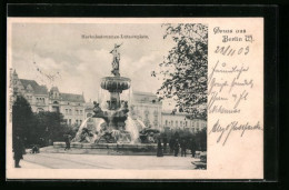 AK Berlin, Herkulesbrunnen Lützowplatz  - Dierentuin