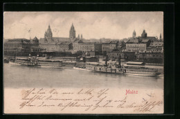 AK Mainz, Blick über Den Rhein Zur Stadt  - Mainz