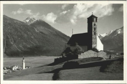 10568740 Samedan Kirche Ungelaufen Ca. 1955 Samedan  - Sonstige & Ohne Zuordnung
