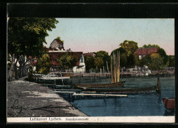 AK Lychen, An Der Strandpromenade  - Lychen