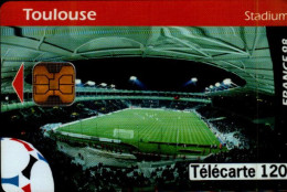 TELECARTE 120...FRANCE 98...STADIUM  TOULOUSE.. - Deportes