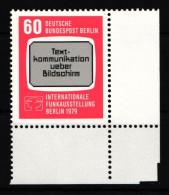 Berlin 600 Postfrisch Mit Formnummer 0A #IW600 - Andere & Zonder Classificatie