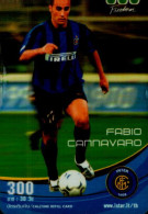 TELECARTE ETRANGERE......FABIO CANNAVARO..... - Deportes