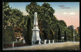 AK Ansbach, Am Kriegerdenkmal  - Ansbach