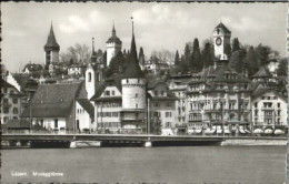 10567435 Luzern LU Luzern Tuerme Ungelaufen Ca. 1955 Luzern - Autres & Non Classés