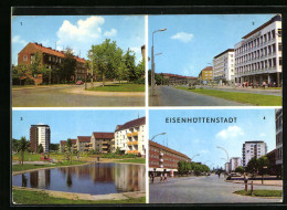 AK Eisenhüttenstadt, Strasse Des Komsomol, Arbeiterwohnhotel A. D. Diehloer Strasse  - Eisenhuettenstadt