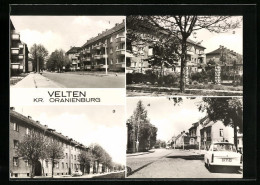 AK Velten, Wohnsiedlung An Der Karl-Liebknecht-Straasse, Poststrasse  - Velten