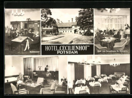 AK Potsdam, Hotel Cecilienhof, Grosser Speisesaal Und Hotelzimmer  - Potsdam