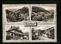 AK Rohrbach /Krs. Rudolstadt, Gasthaus Zum Sorbitzgrund Und Dorfstrasse  - Rudolstadt