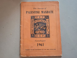 PALESTINE MANDATE-CATAOLOGE THE STAMPS OF PALESTINE-(1961)-OLD CATALOGE-VERY GOOD - Markenheftchen