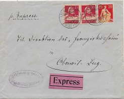 Eilboten Bisthum St. Gallen, 1916 Nach Oberwil - Other & Unclassified