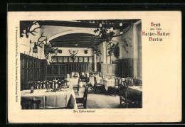 AK Berlin, Gasthaus Kaiser-Keller, Der Hubertussaal, Innenansicht  - Mitte