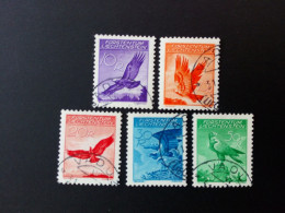 LIECHTENSTEIN MI-NR. 143-147 GESTEMPELT(USED) STEINADLER FISCHADLER 1934 - Used Stamps