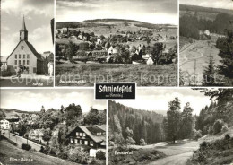 72474625 Schmiedefeld Rennsteig Kirche Film-Buehne Vassertal Nahatal Schmiedefel - Andere & Zonder Classificatie