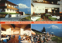 72473494 Ramsau Berchtesgaden Gasthof Cafe Schwarzeneck Gastraum Terrasse Ramsau - Berchtesgaden