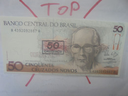 BRESIL 50 CRUZAIROS / 50 CRUZADOS 1990 Neuf (B.33) - Brazil