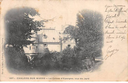 CHALONS SUR MARNE - La Caisse D'Epargne, Vue Du Jard - état - Châlons-sur-Marne